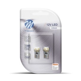 Żarówka M-Tech W5W 12V 4xSMD 2835 LED Osram