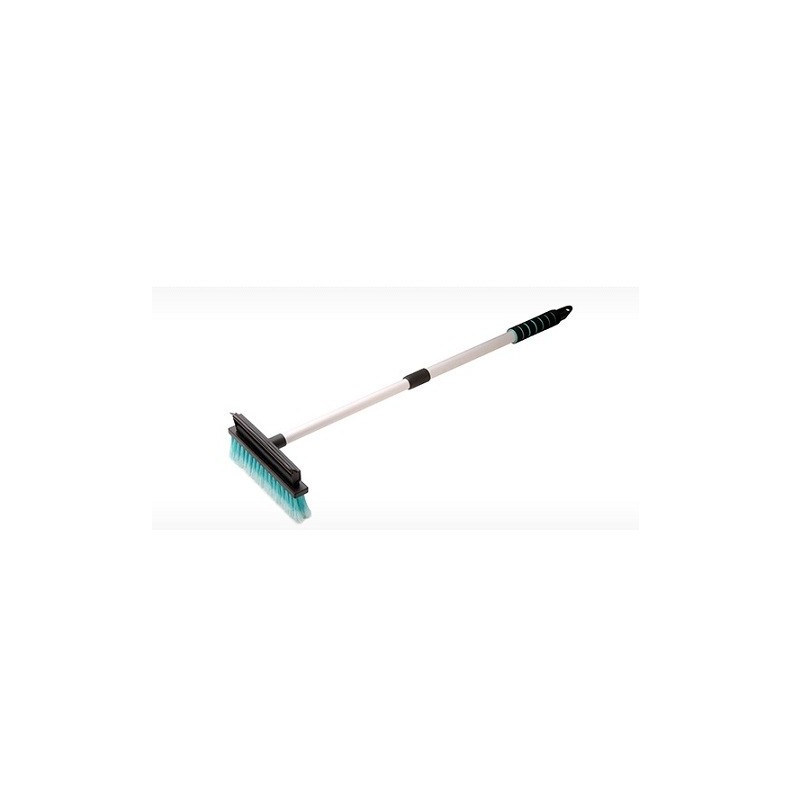 Zmiotka aluminium teleskop + ściągaczka 2 w 1