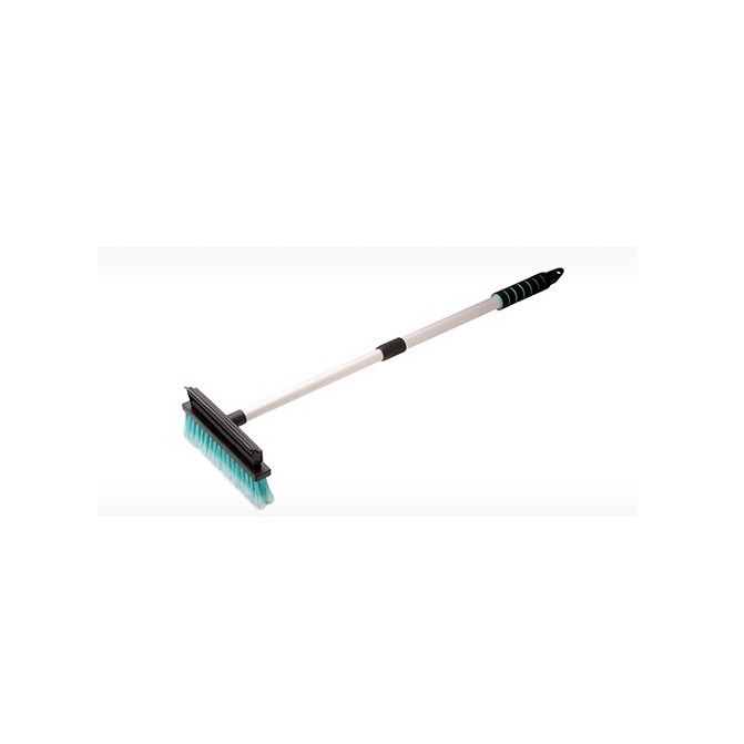 Zmiotka aluminium teleskop + ściągaczka 2 w 1
