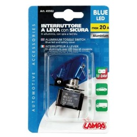 Przełącznik niebieski podświetlany 12V 24V 20 AMP