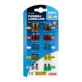 Bezpieczniki płaskie 10szt 12-32V