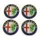 Emblemat 60 mm Alfa na kołpak