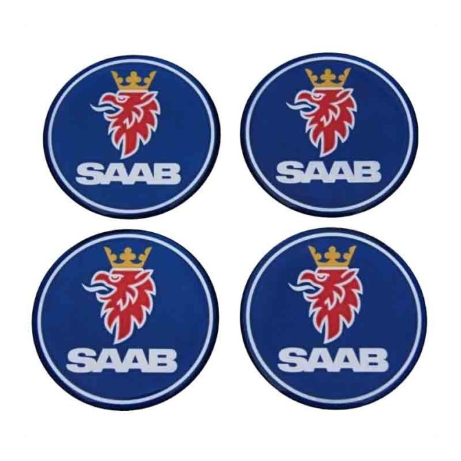 Emblemat mały Saab na kołpak