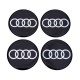 Emblemat 60 mm Audi na kołpak
