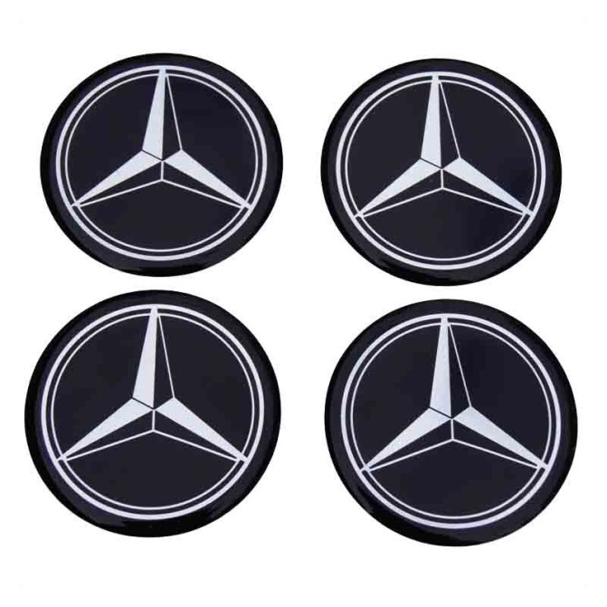 Emblemat 60 mm Mercedes na kołpak
