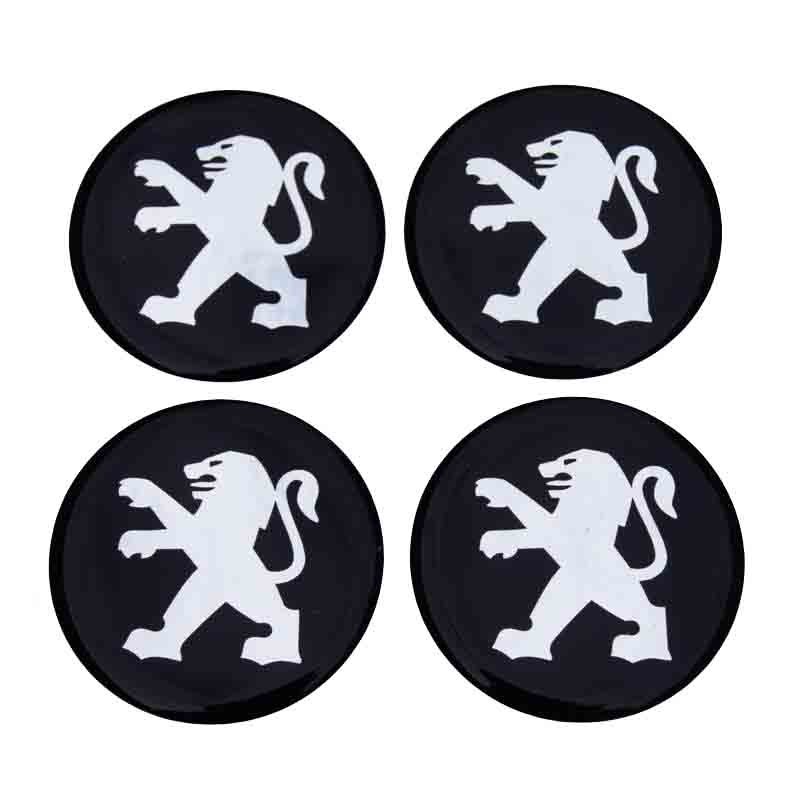 Emblemat średni Peugeot na kołpak