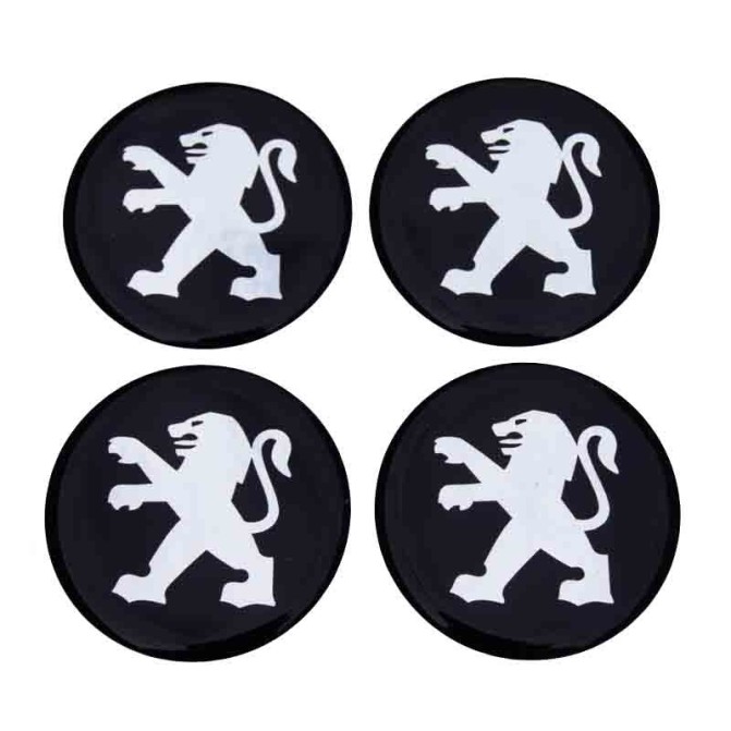 Emblemat średni Peugeot na kołpak