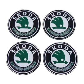 Emblemat średni Skoda na kołpak
