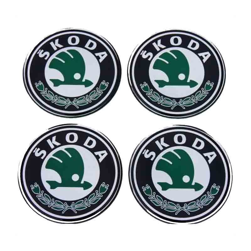 Emblemat duży Skoda na kołpak