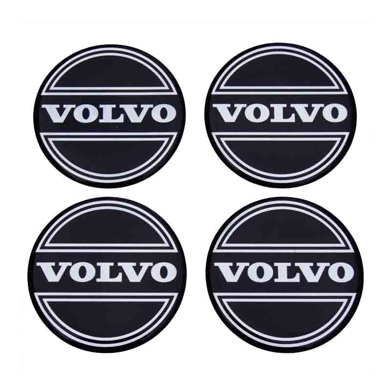 Emblemat duży Volvo na kołpak , fi 9cm , 4szt