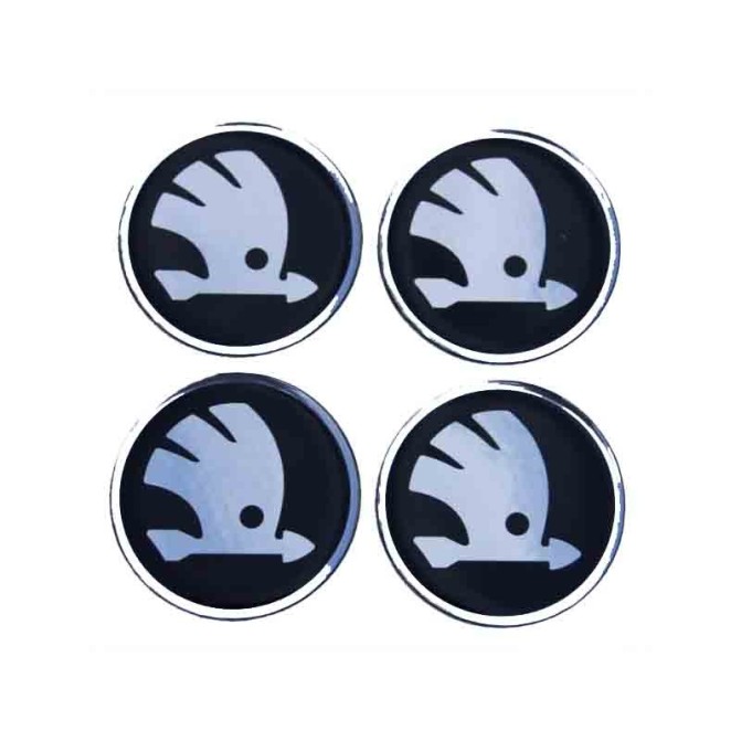 Emblemat duży Skoda na kołpak NOWY