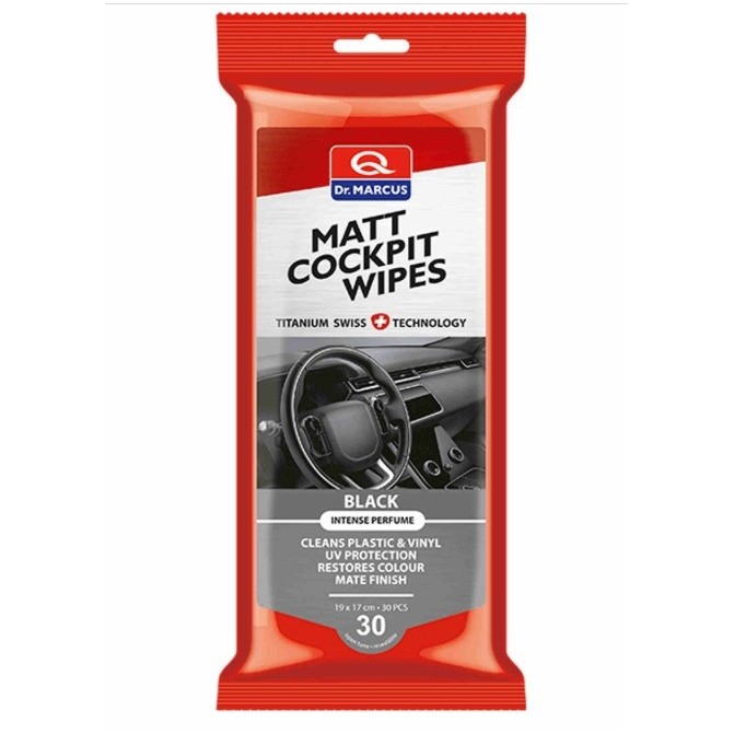 Dr. Marcus Chusteczki 30szt Cocpit Black matt