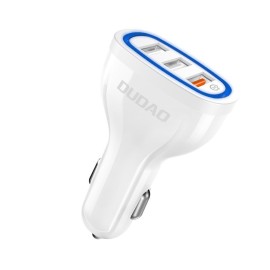 Ładowarka DUDAO QC 3.0 18W 3x USB, biała