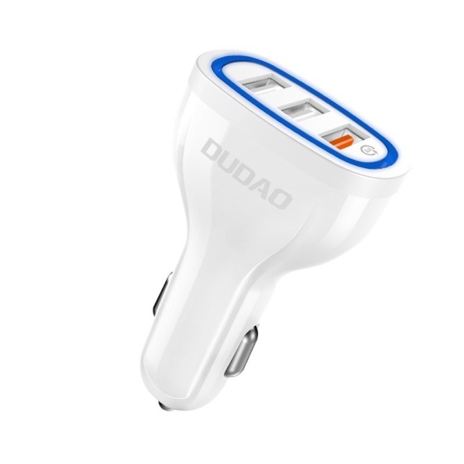 Ładowarka DUDAO QC 3.0 18W 3x USB, biała