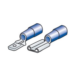 Konektorki 6,3x0,8mm 1,5-2,5mm 20+20szt