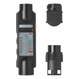 Tester gniazda przyczepki 7 pinów 12V, 2 adaptery