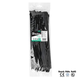 Opaska zaciskowa plastikowa biała 4,8-200mm BRADAS