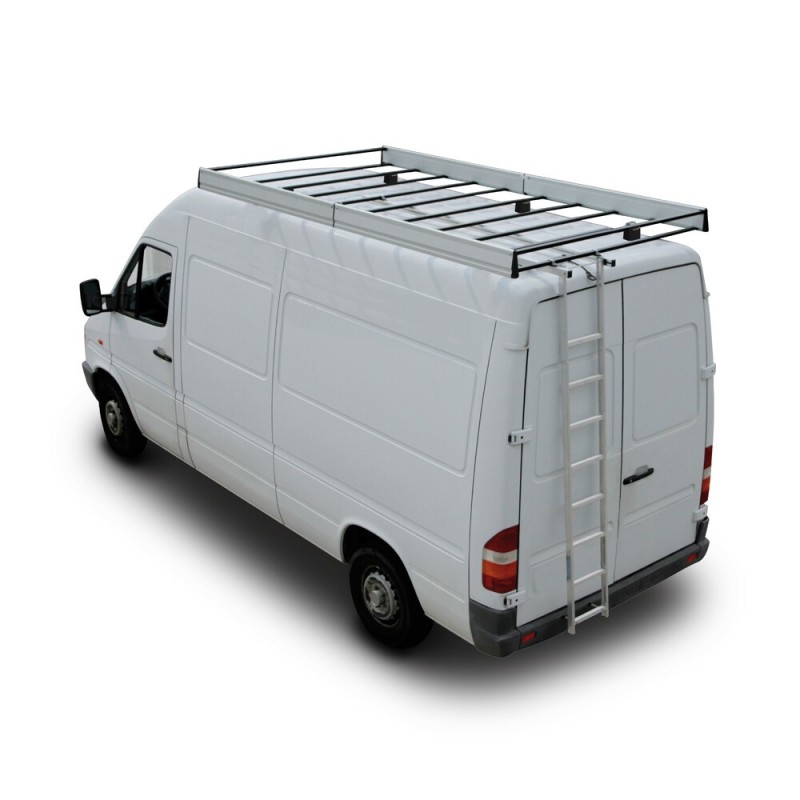 Drabina aluminonwa na drzwi busa 210cm  C-1