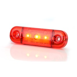 Lampa obrysówka  czerwona 12-24V WAŚ