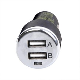 ŁAdowarka USB 2x 12/24V 2100 mA + 1000mA
