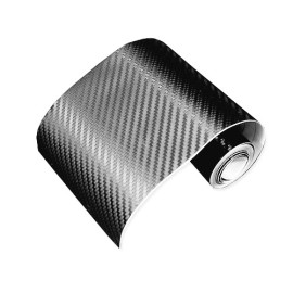 Folia listwa carbon 3D srebrna