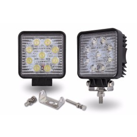 Lampa robocza kwadratowa  ledowa 9 LED
