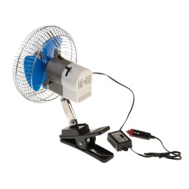 Wentylator chrom z klipsem 24V 6''