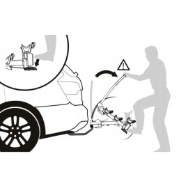 Bagażnik rowerowy na klapę Nitto