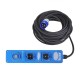 Przedłużacz 20m Gniazdo 3- drożne CEE  2xSchuko + 1x2-USB