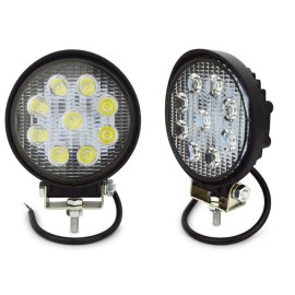 Lampa robocza okrągła  ledowa 9 LED
