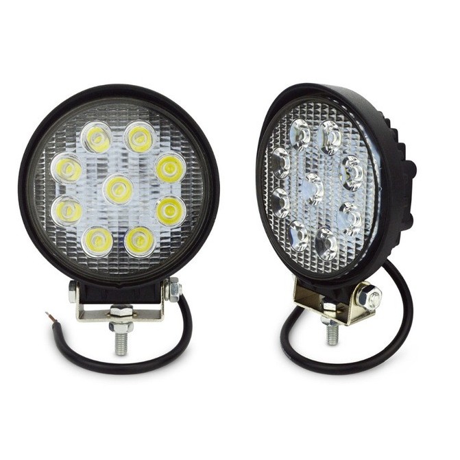 Lampa robocza okrągła  ledowa 9 LED