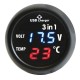 Woltomierz 12/24 termometr wewnętrzny ładowarka USB tester