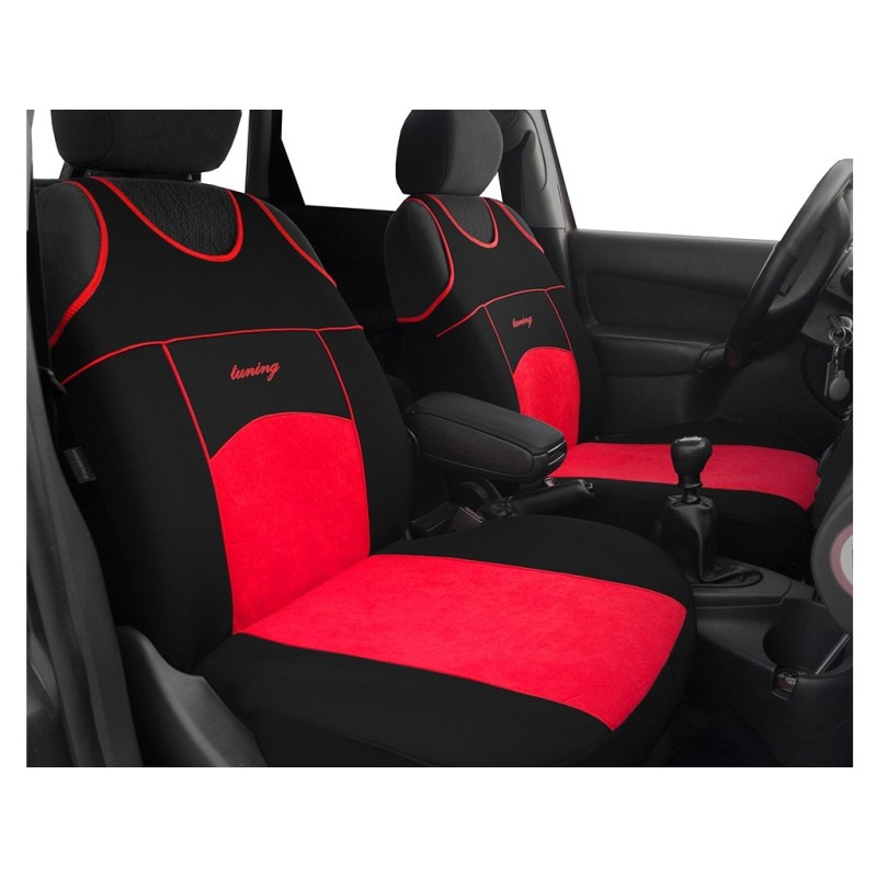 Koszulki Tuning 100% czerwony 2szt