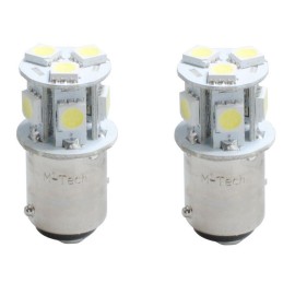 Żarówka dioda 8 LED P21/5W BAY15d 24V