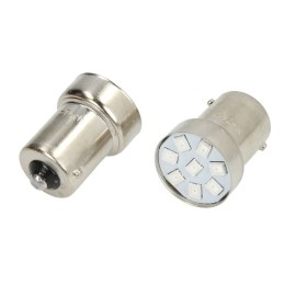 Żarówka 8 LED R5W BA15s 24V RED