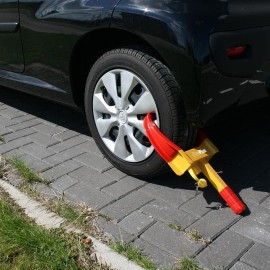 Blokada na koło antykradzieżowa