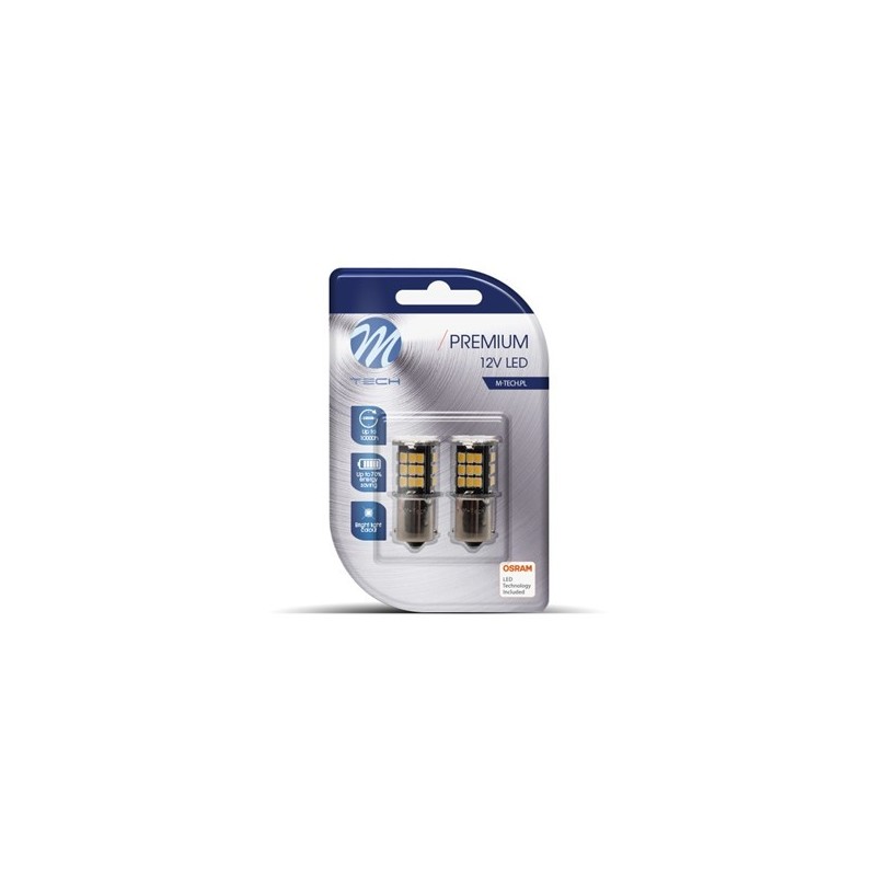 ŻARÓWKA OSRAM BA15S P21W 48 SMD CANBUS 2 sztuki