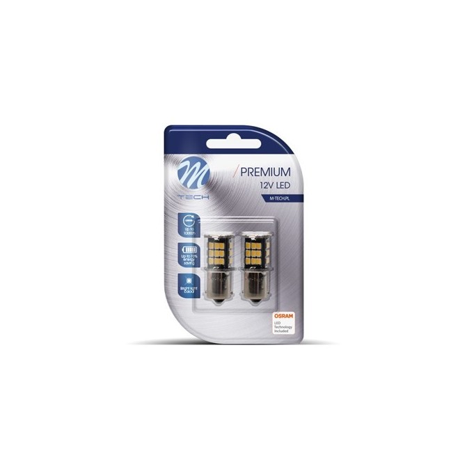 ŻARÓWKA OSRAM BA15S P21W 48 SMD CANBUS 2 sztuki